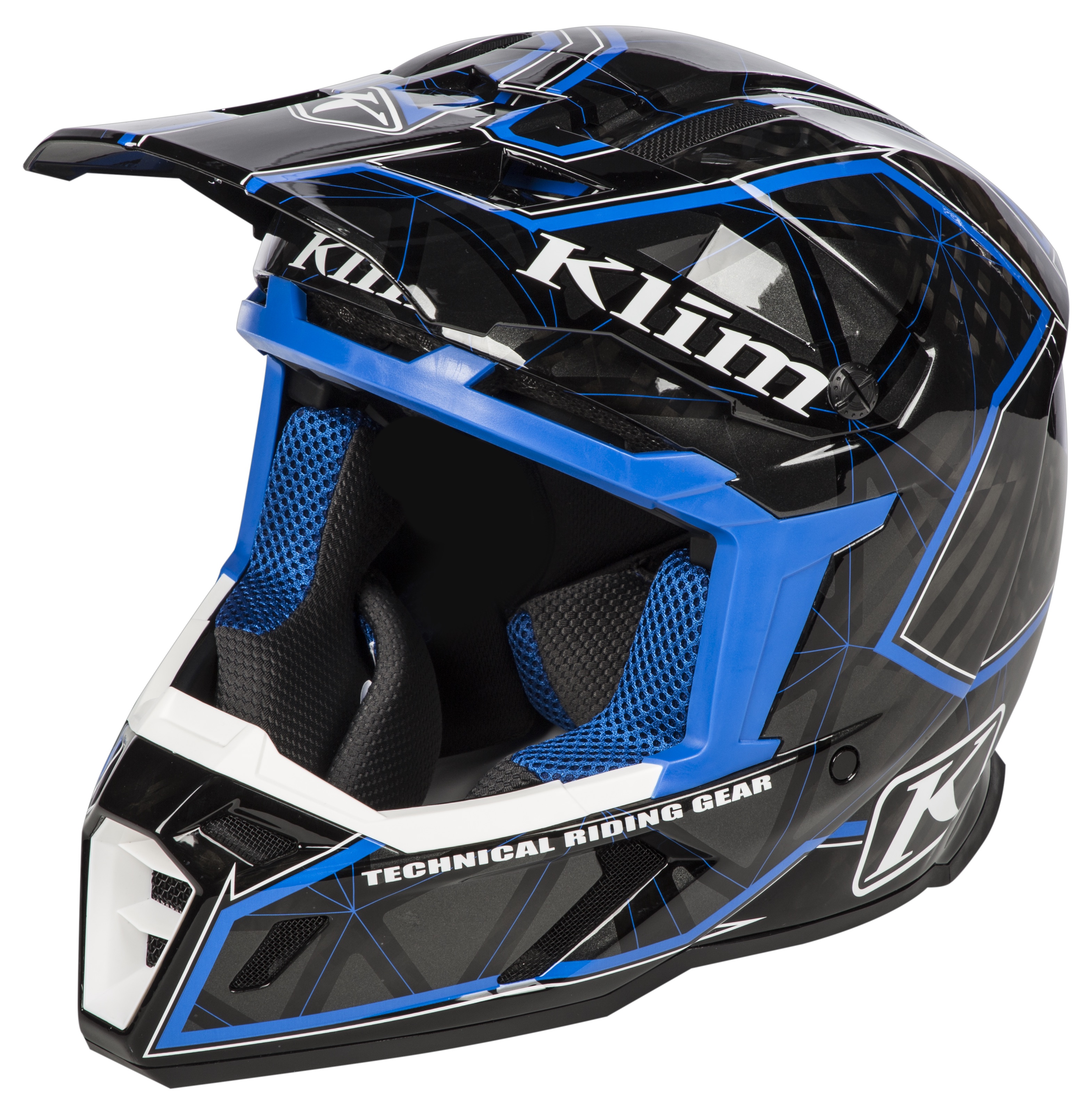 Main image of Klim F5 Visor (Demolish Blue)